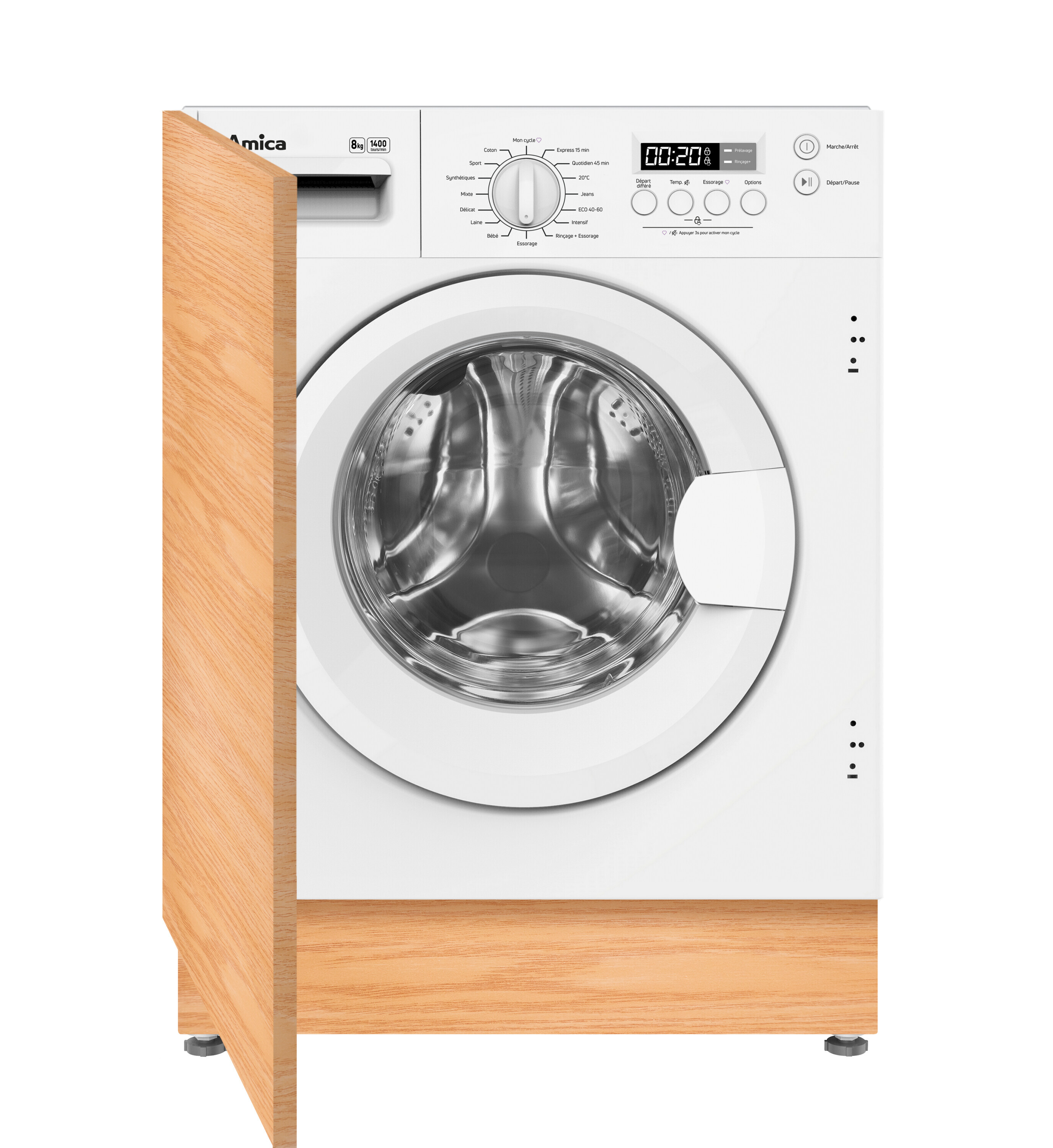 Built-in washing machine